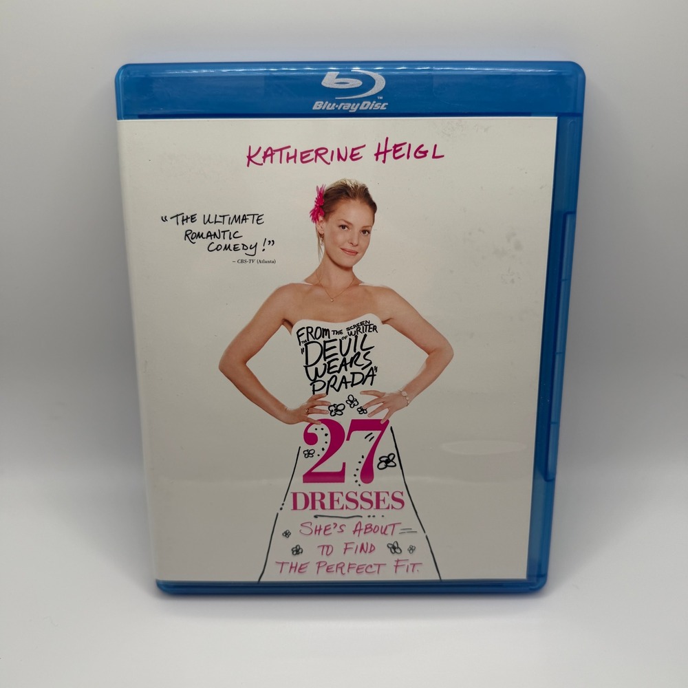 27 Dresses Blu-ray Katherine Heigl James Marsden Romantic Comedy Movie 2008